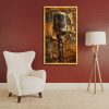 Vintage Microphone Canvas Art Print: Rustic Music Studio Decor - Image 1